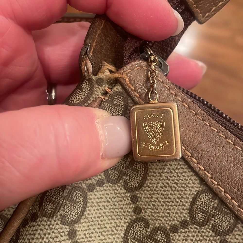 Gucci Brown and Tan Shoulder Bag - Picture 5 of 8